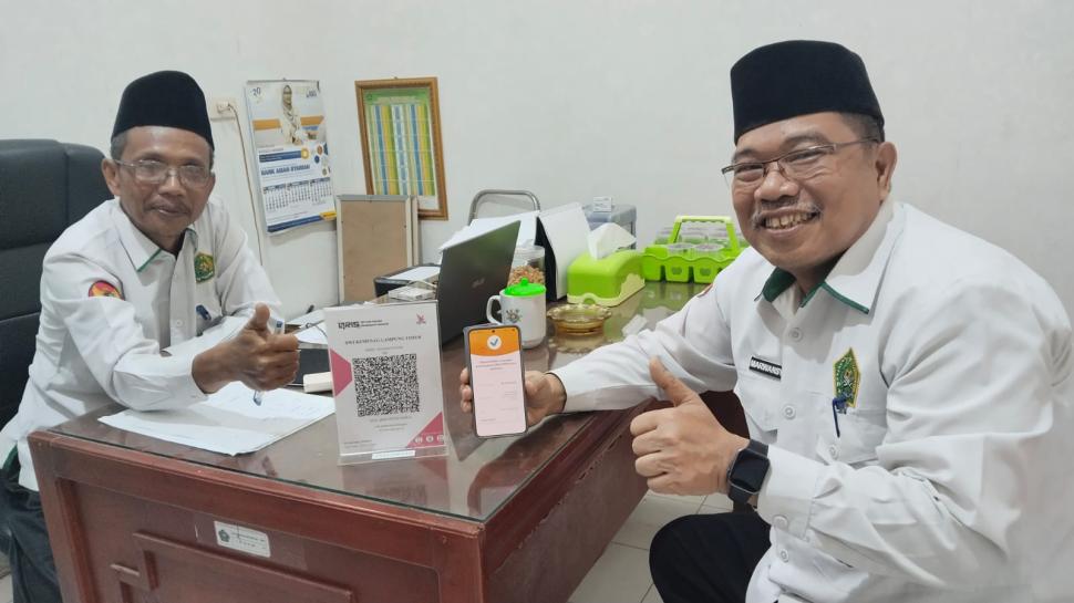 ASN Kemenag Lampung Timur Rutin Wakaf Uang via QR Code, Dana Terkumpul untuk Ekonomi Produktif Umat