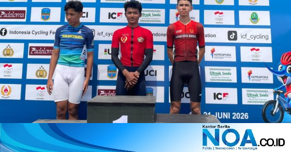 Atlet Balap Sepeda Pidie Kiano Alfarizi Sumbang Emas dan Perak untuk Aceh di Kejurnas 2026