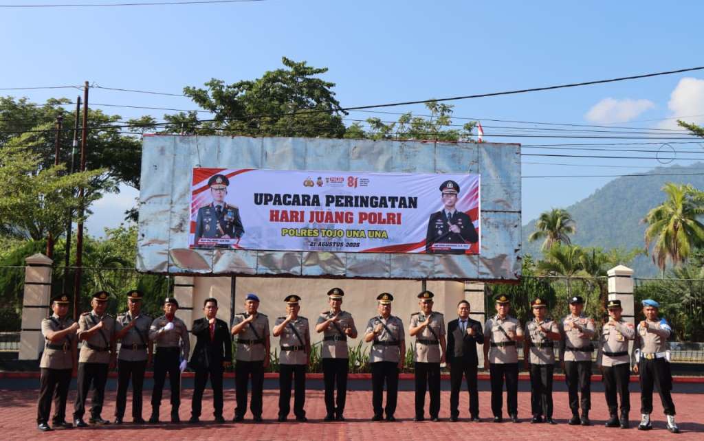 Kapolres Tojo Una-Una Pimpin Upacara Hari Juang Polri 2026, Perkuat Integritas Personel di Mako Polres Touna