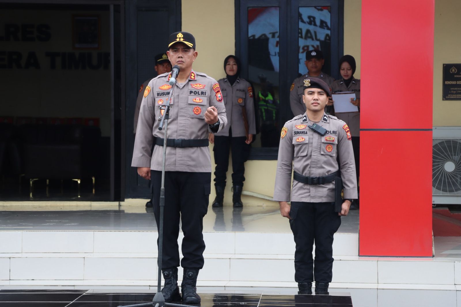 Kapolres Halmahera Timur Pimpin Sertijab Kasat Reskrim, Gantikan AKP Ray Sobar dengan IPTU Muhammad Rizqi Anshori