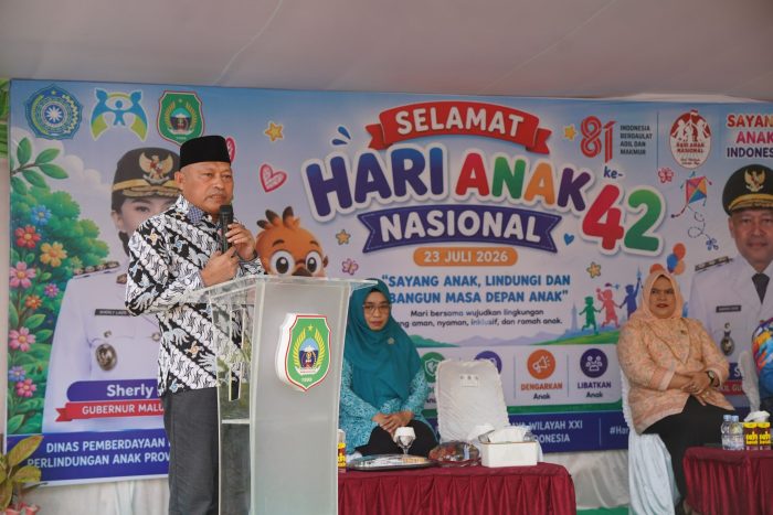 Wagub Malut Sarbin Sehe Serukan Gerakan Bersama Lindungi Anak dari Kekerasan hingga Perkawinan Anak di HAN 2026