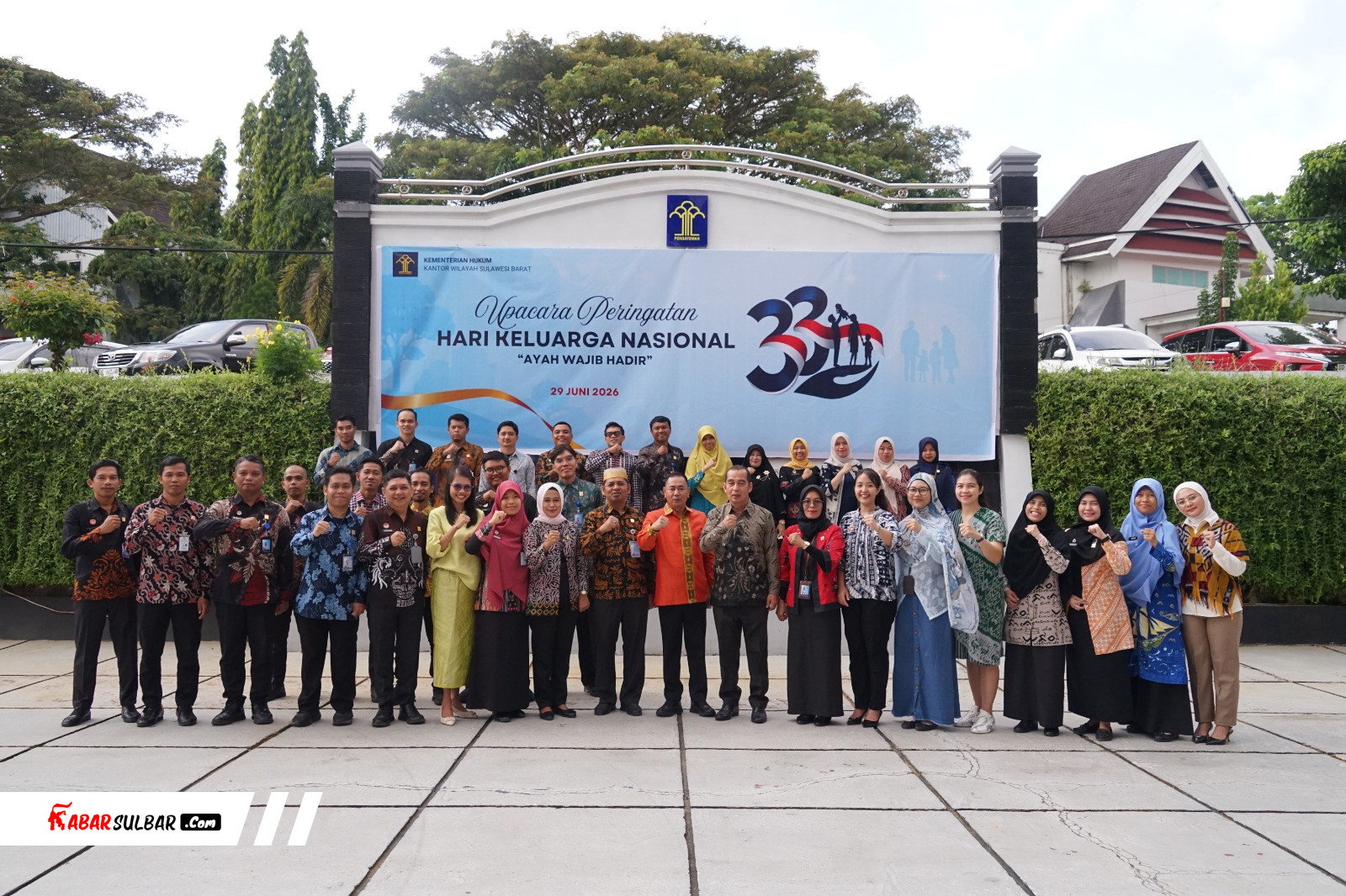 Kemenkum Sulbar Peringati Harganas ke-33 di Mamuju, Dorong Penguatan Peran Ayah dalam Pengasuhan Anak
