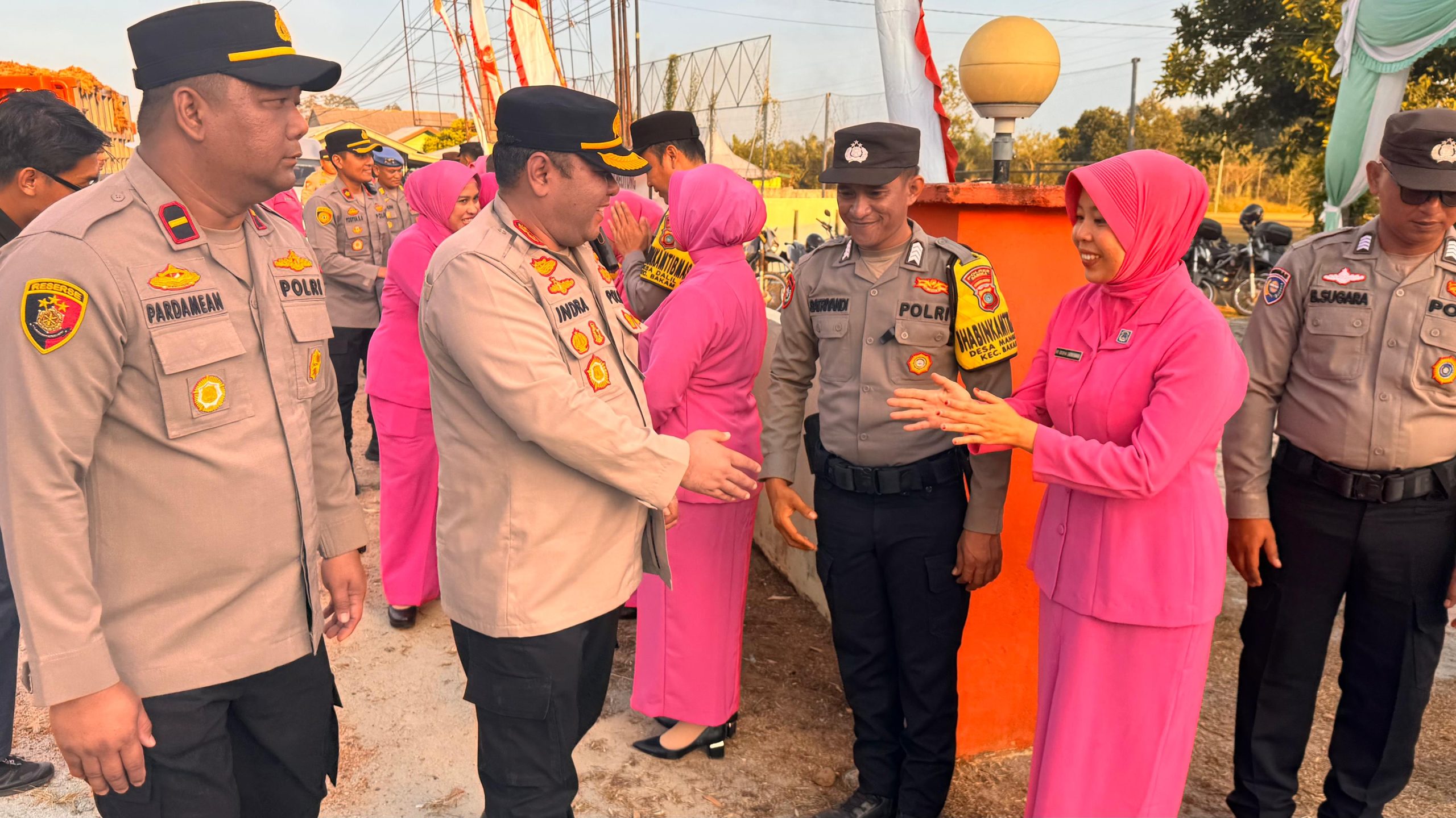 Kapolres Bangka AKBP Indra Feri Dalimunthe Tinjau Polsek Puding Besar dan Bakam, Ini Pesan untuk Anggota