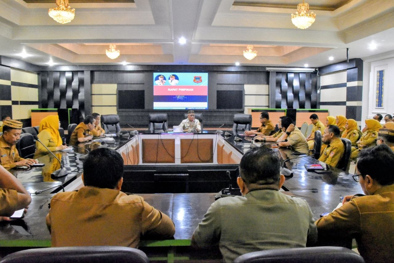 Pemkab Gorontalo Kejar Target APBD Perubahan September 2026, Bupati Sofyan Puhi Minta OPD Percepat Input Anggaran