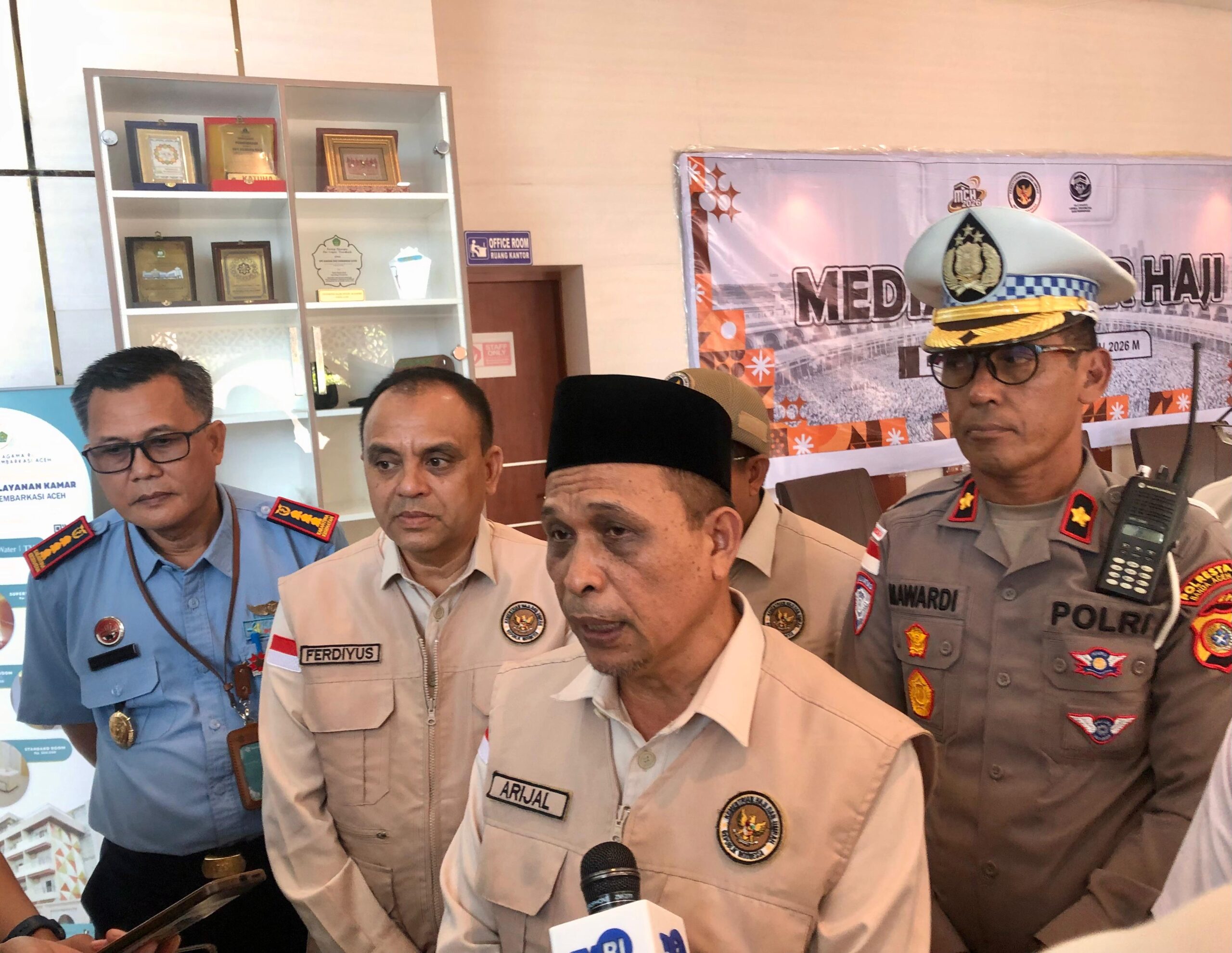 Kloter Pertama Jemaah Haji Aceh Tiba di Bandara SIM Malam Ini, 340 Tamu Allah Disambut Prokes Ketat