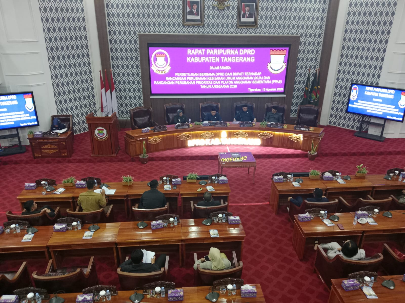 DPRD Kabupaten Tangerang Setujui Perubahan KUA-PPAS 2026, Belanja Daerah Capai Rp9,43 Triliun