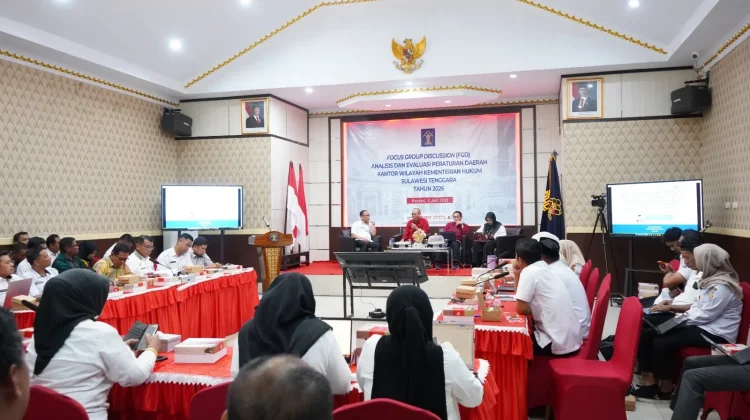 Kemenkumham Sultra Dorong Harmonisasi Peraturan Daerah, Gelar FGD Analisis dan Evaluasi di Kendari