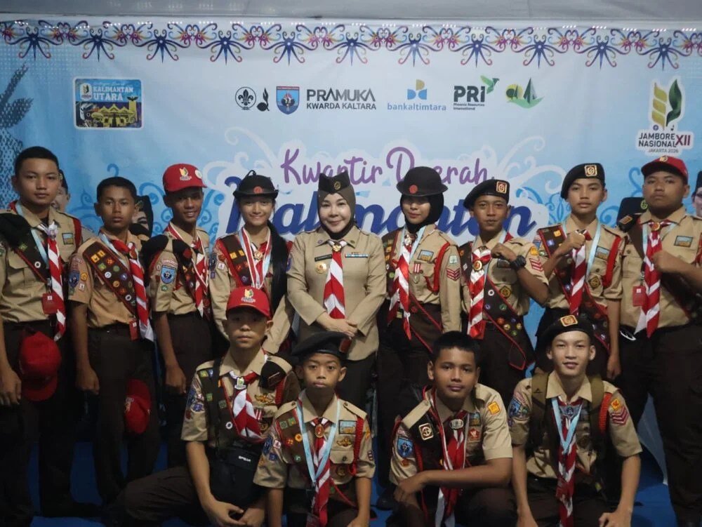 Ketua Kwarda Pramuka Kaltara Rahmawati Minta Kontingen Jamnas XII Bawa Pulang Semangat ke Daerah