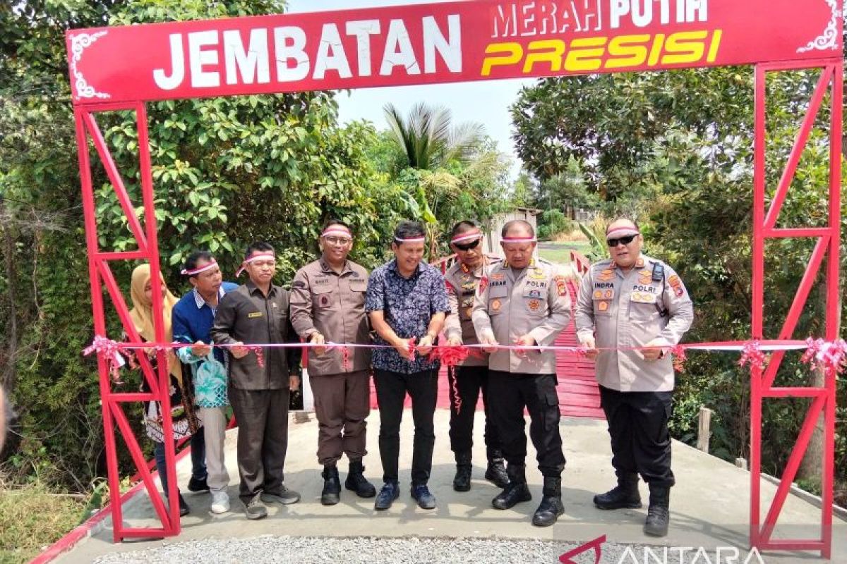 Polda Bangka Belitung Resmikan Dua Jembatan Merah Putih di Bangka dan Bangka Selatan, Bupati Minta Warga Rawat Infrastruktur