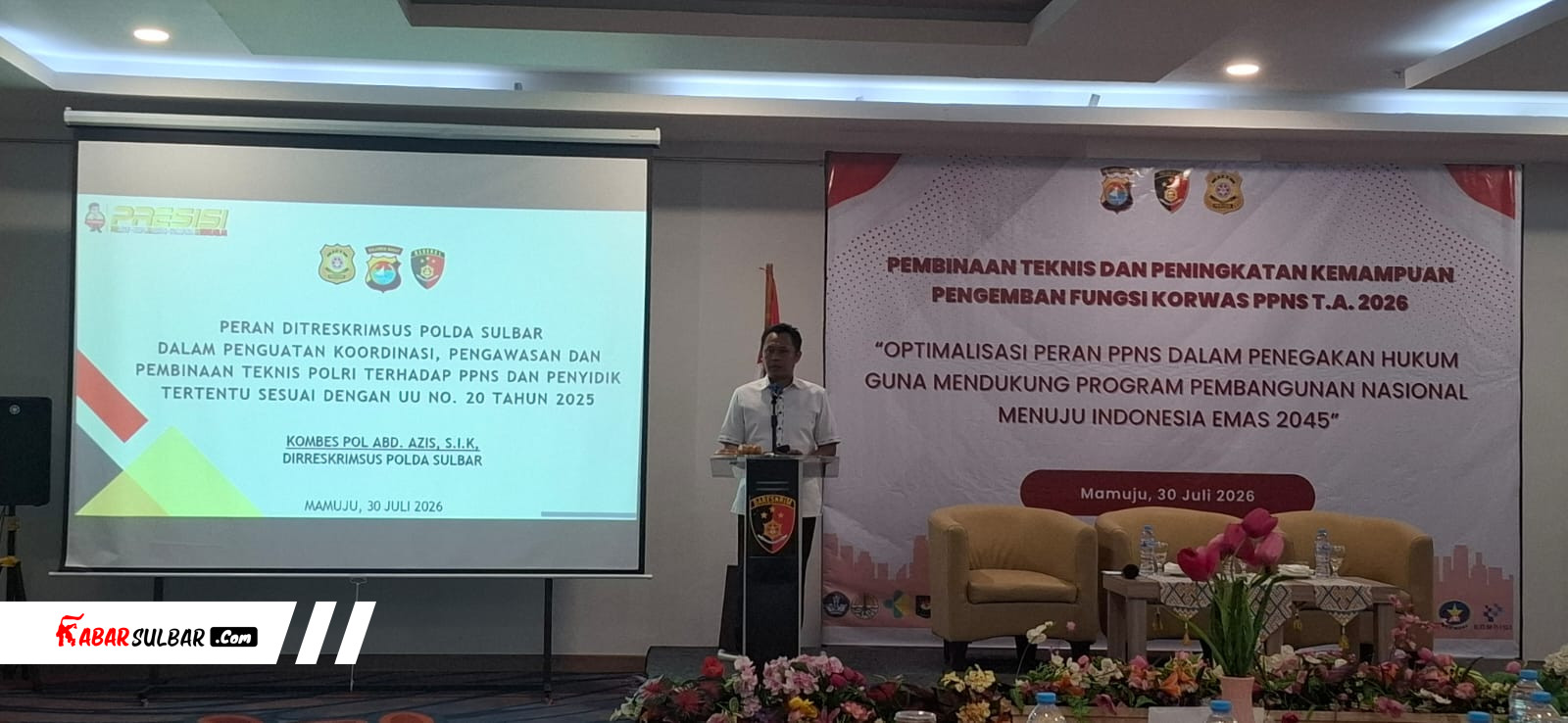 Kanwil Kemenkum Sulbar Dorong Kolaborasi PPNS-Polri-Kejaksaan, Bidik Optimalisasi Penegakan Hukum hingga Perlindungan Kekayaan Intelektual