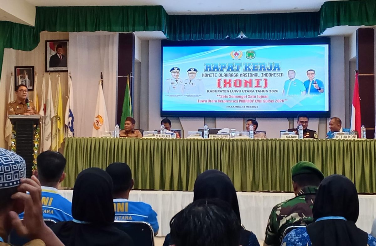 KONI Luwu Utara Targetkan 253 Atlet Tembus Porprov 2026, Wakil Bupati Janjikan Reward untuk Peraih Medali