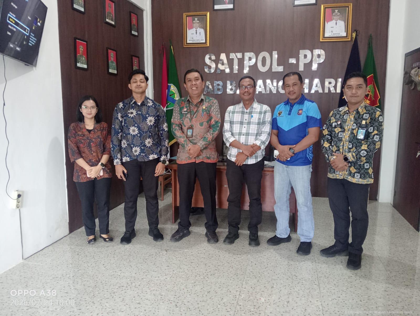 Layanan Hukum Online Jambi Capai 29.750 Permohonan, Kanwil Kemenkum Perkuat Koordinasi PPNS dan E-Grasi di Batanghari