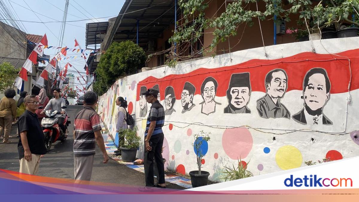 Kampung Wonodri Semarang Berubah Jadi Galeri Mural: Wajah Presiden hingga Punakawan Hiasi Gang Jelang HUT RI