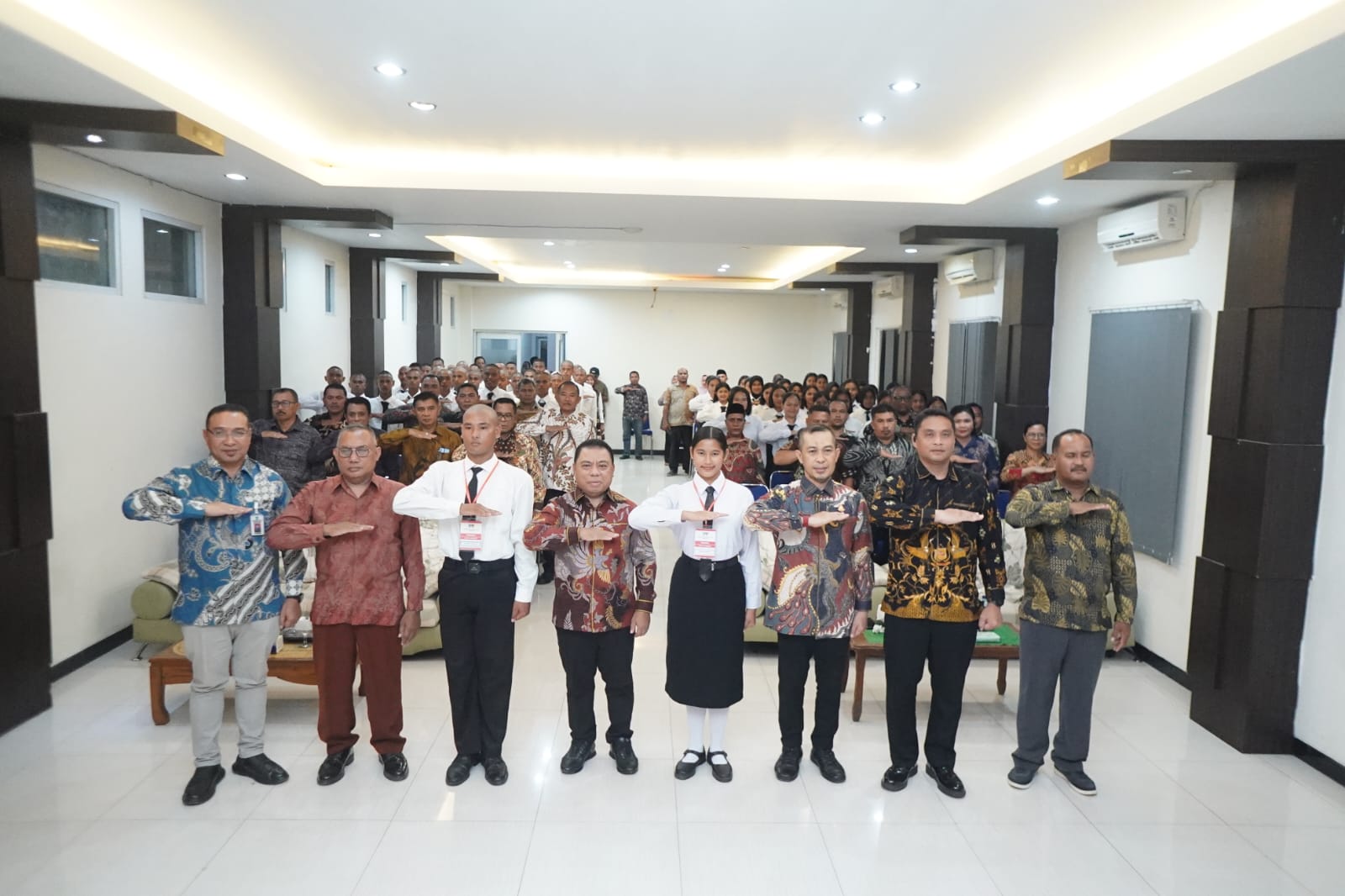60 Calon Paskibraka Halmahera Utara Mulai Diklat di Tobelo, Ini Materi yang Diberikan