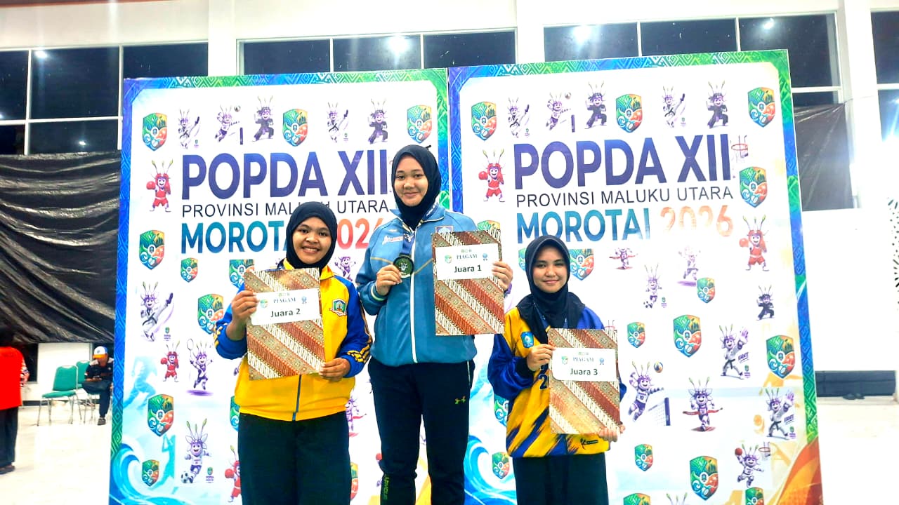 Kontingen Ternate Borong 6 Medali Emas, Sabet Juara Umum Pencak Silat POPDA XII Maluku Utara