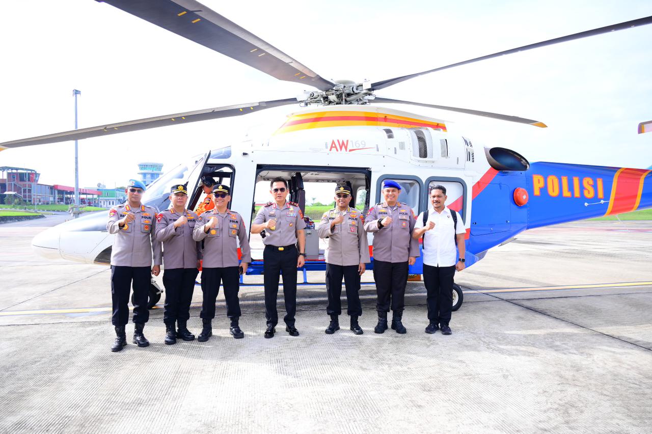 Kapolda Jambi Patroli Udara Pantau Titik Rawan Karhutla, 12 Kecamatan Masuk Zona Merah