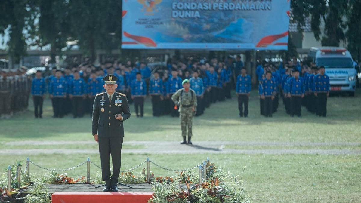 Upacara Hari Lahir Pancasila di Bandar Lampung, Pangdam Radin Inten Ajak Generasi Muda Hidupkan Nilai Keadilan dan Persatuan