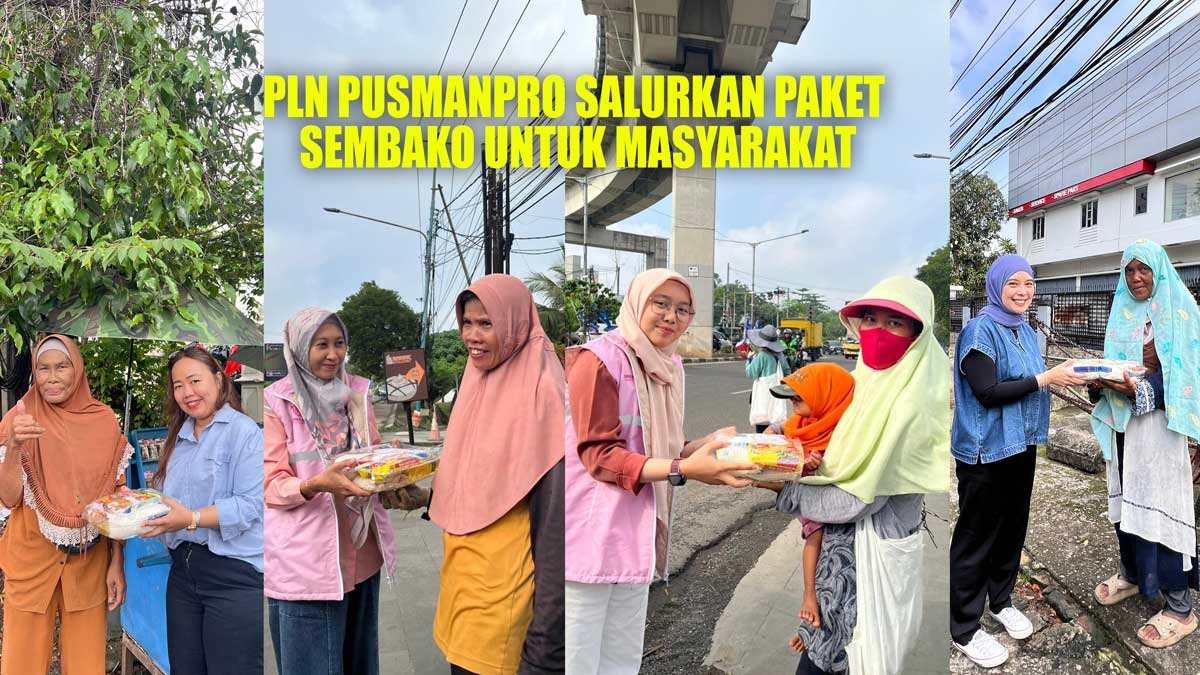 100 Paket Sembako dari PLN PUSMANPRO UPMK III Disalurkan ke Warga Palembang, Wujud Kepedulian Sosial Insan Kelistrikan