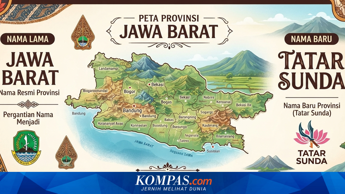 Usulan Ganti Nama Jawa Barat Jadi Tatar Sunda Mandek di Daerah, Kemendagri dan DPR Belum Terima Dokumen