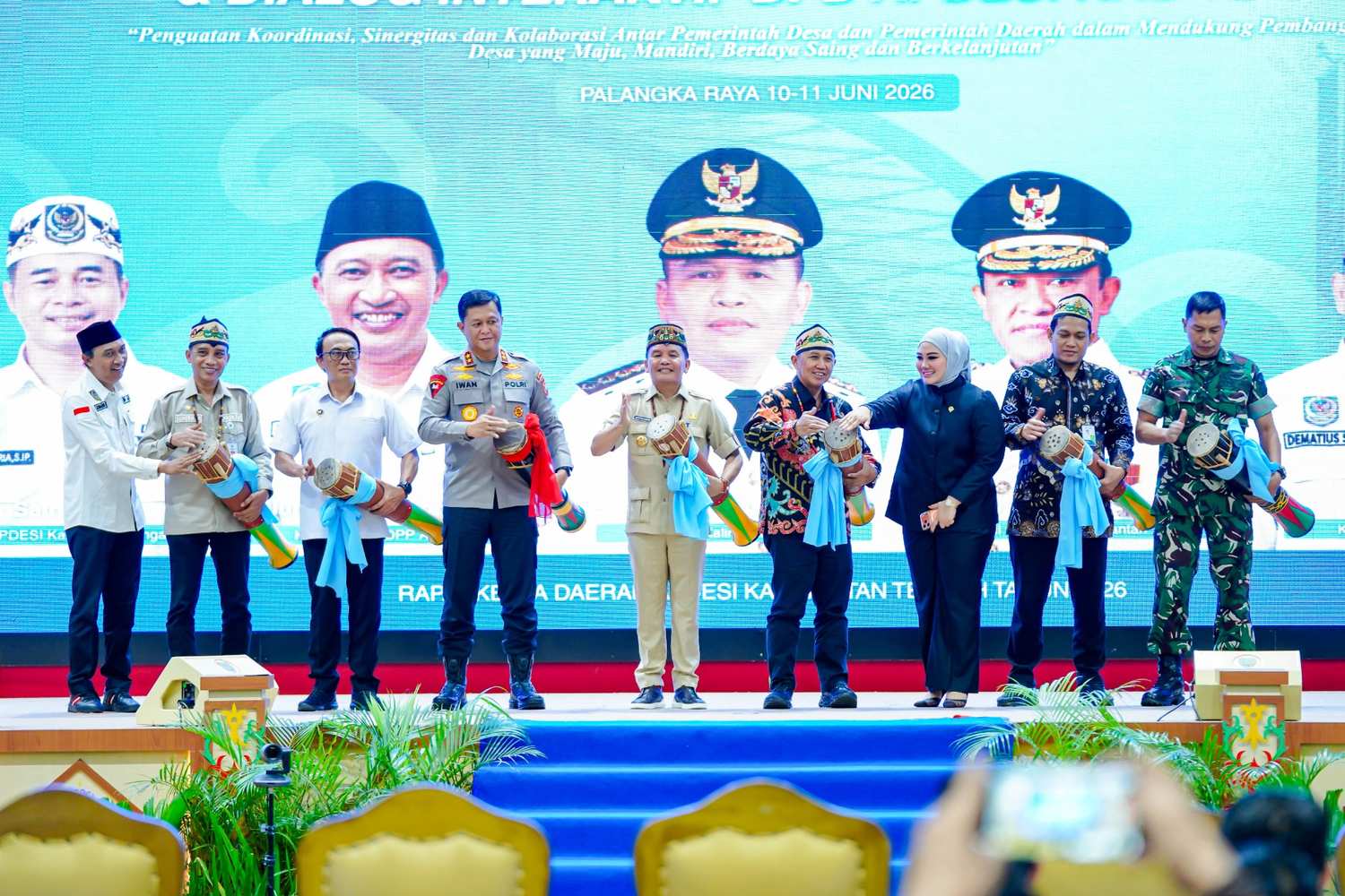 Gubernur Kalteng Agustiar Sabran Tegaskan 652 Kepala Desa Jadi Ujung Tombak Pembangunan Menuju Indonesia Emas 2045