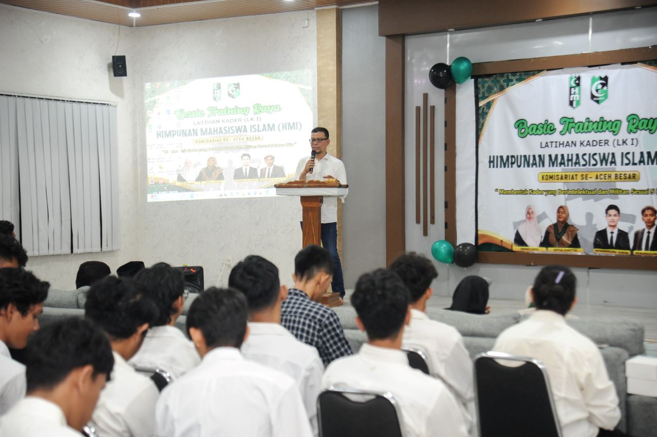 Wakil Ketua DPRK Banda Aceh Musriadi Aswad Buka LK I HMI, Tekankan Kader Harus Jadi Agen Perubahan di Aceh