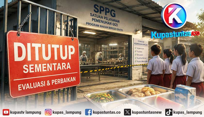 6 Dapur Makan Bergizi Gratis di Lampung Dihentikan Sementara, 40 Pelajar Diduga Keracunan
