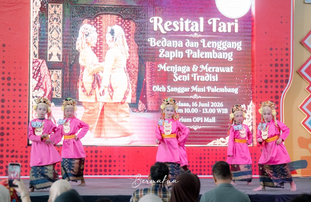 Sanggar Musi Gelar Resital Tari Bedana dan Lenggang Zapin Palembang, 16 Pertunjukan untuk Generasi Muda