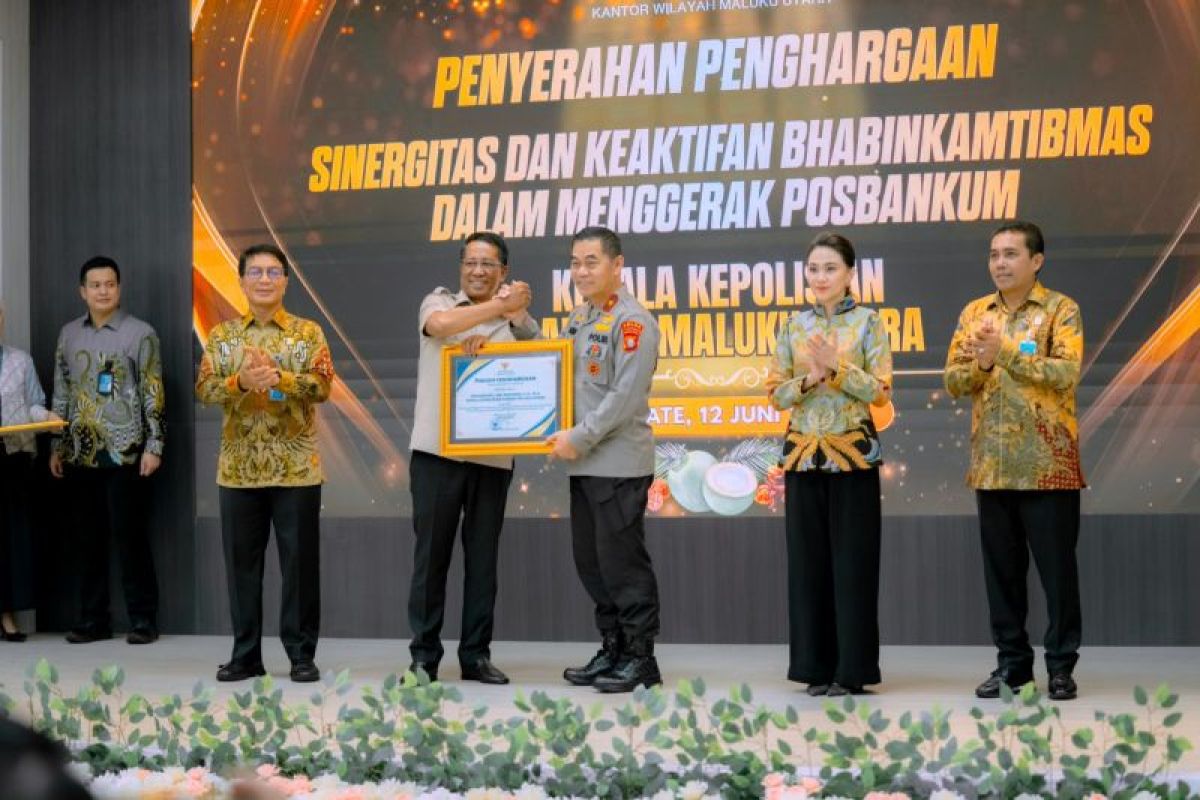 Babinsa dan Bhabinkamtibmas di Maluku Utara Dapat Penghargaan Menkum, 1.185 Posbankum Desa Aktif Beri Layanan Hukum