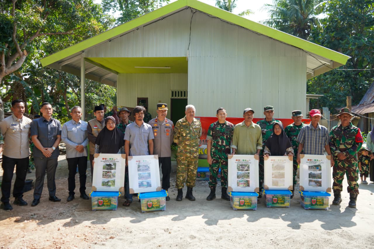 TMMD ke-129 di Pinrang Rampungkan Jalan 1.568 Meter dan Talud 3.136 Meter, 5 Rumah Warga Direnovasi