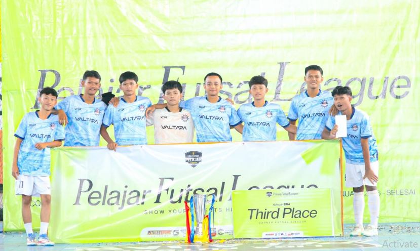 SMK Muhammadiyah 1 Pemalang rebut Juara III Pelajar Futsal League Kabupaten Pemalang