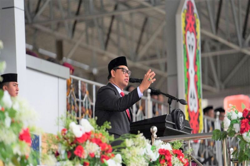 Bupati Barito Utara Shalahuddin Pimpin Upacara Hari Lahir Pancasila, Tegaskan Ideologi Jadi Jangkar Moral Bangsa