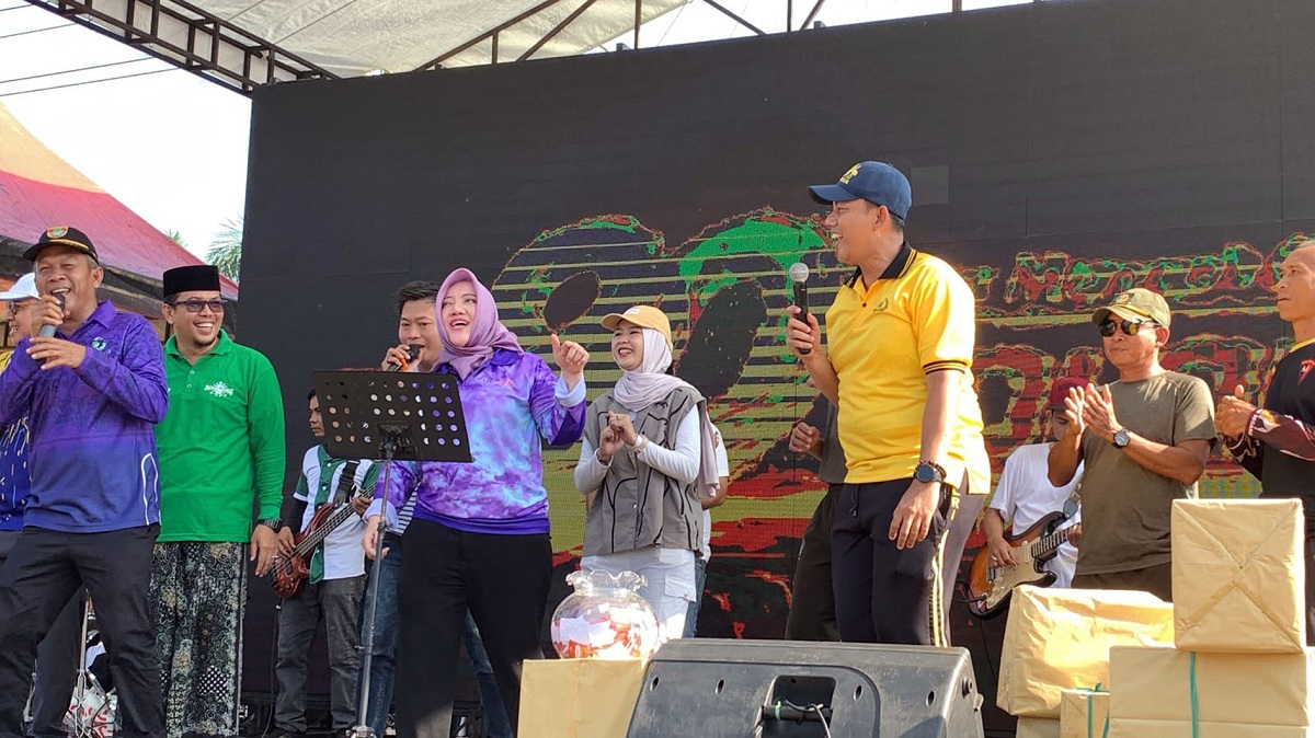 Polres Musi Rawas Gelar Hiburan Rakyat di Halaman Mapolres, Ratusan Warga Rayakan Hari Bhayangkara ke-80