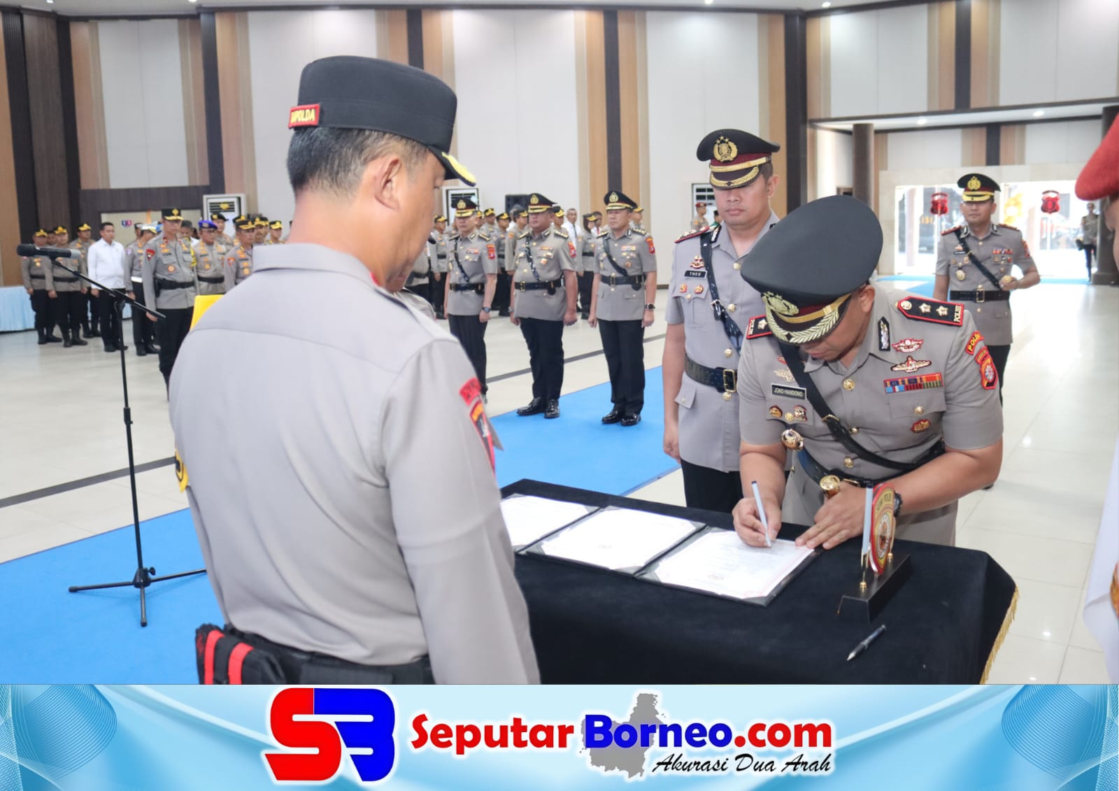 Kapolda Kalteng Irjen Iwan Kurniawan Pimpin Sertijab Irwasda, Karo SDM, dan Dua Kapolres di Palangka Raya