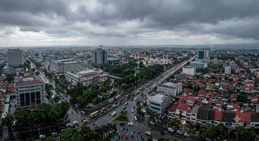 Cuaca Sumut Didominasi Hujan Ringan Hari Ini, 19 Wilayah Termasuk Medan hingga Nias Berpotensi Diguyur