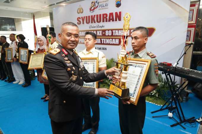 Polda Jateng Gelar Syukuran Hari Bhayangkara ke-80, Wakapolda Tegaskan Polri Harus Lebih Humanis dan Responsif
