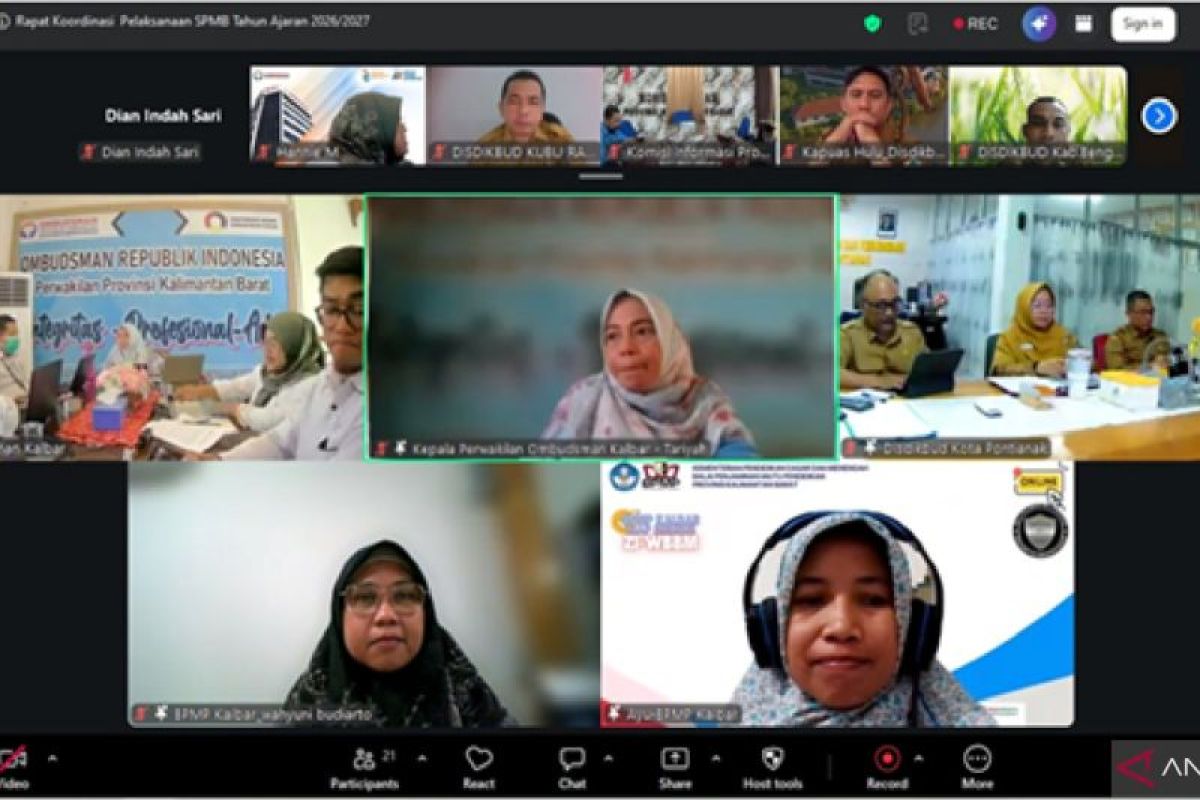 Ombudsman Kalbar Perkuat Pengawasan SPMB 2026, Seluruh Juknis Telah Ditandatangani Kepala Daerah