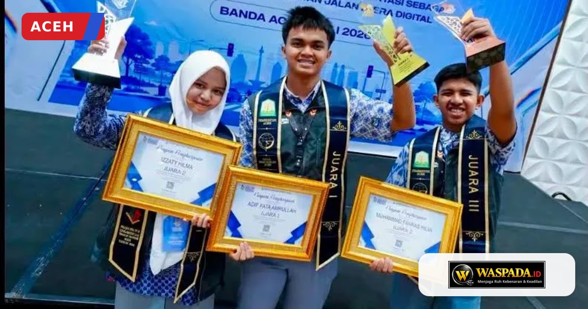 Pelajar SMAN 1 Sabang Adif Fata Amrullah Wakili Aceh di Ajang Duta Pelopor Keselamatan LLAJ Nasional 2026