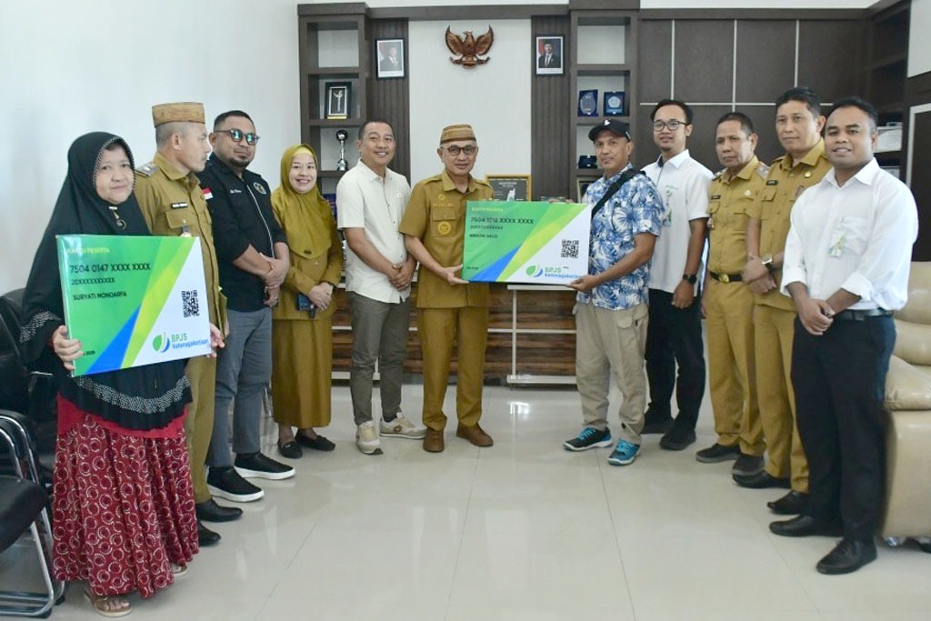 215 Pekerja Rentan di 15 Desa Popayato Pohuwato Kini Terlindungi BPJS Ketenagakerjaan, Didanai CSR Dua Perusahaan
