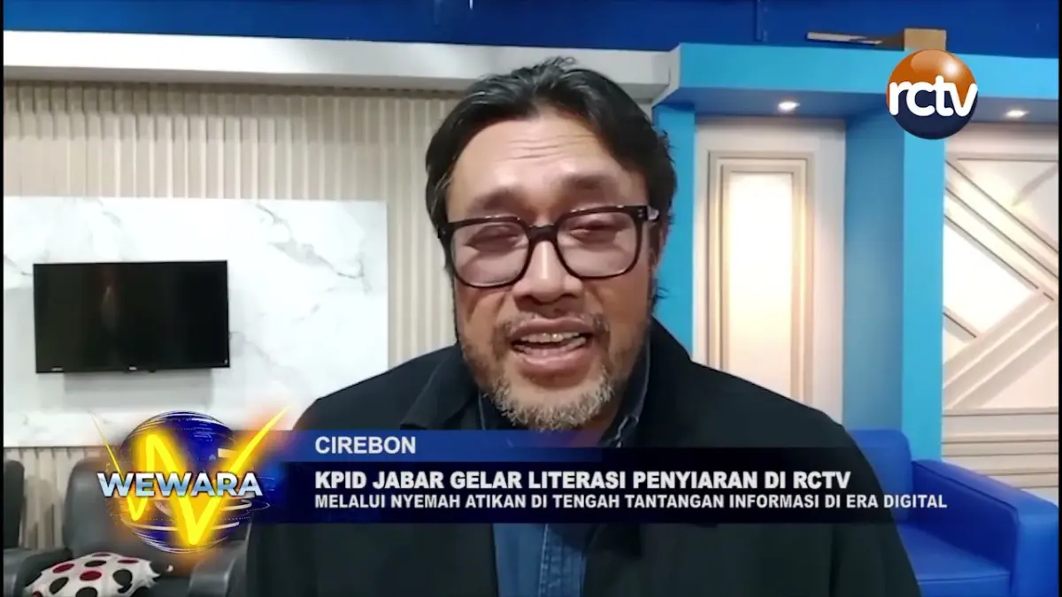 KPID Jabar Gelar Literasi Penyiaran di RCTV Cirebon, Wakil Ketua DPRD Ingatkan Bahaya Hoaks di Era Digital