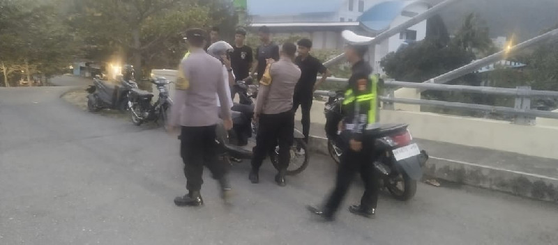 Satlantas Polres Aceh Selatan Amankan 5 Motor Knalpot Brong di RTH Tapaktuan, Razia Dipimpin Langsung Kasat Lantas