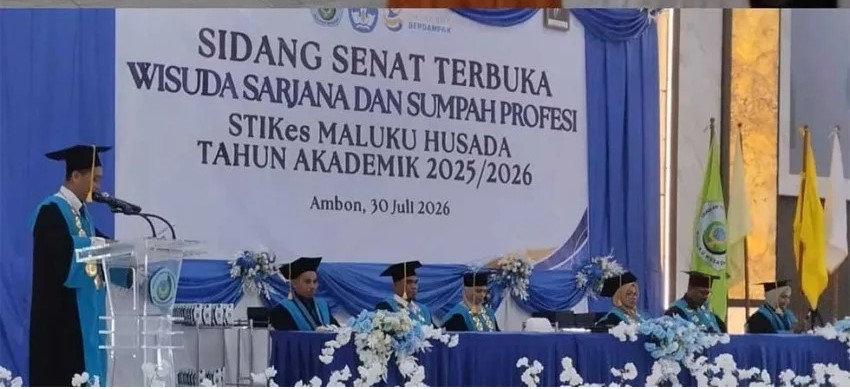 201 Perawat Baru STIKes Maluku Husada Diwisuda di Ambon, Kampus Siapkan Lulusan untuk Kerja di Belanda dan Taiwan