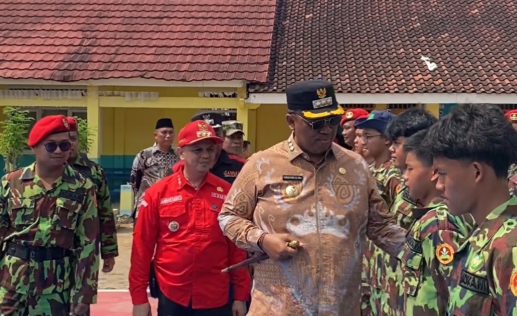 Plt Bupati Lampung Tengah Komang Koheri Pimpin Apel KOKAM di Trimurjo, Tekankan Penguatan Ideologi Pancasila
