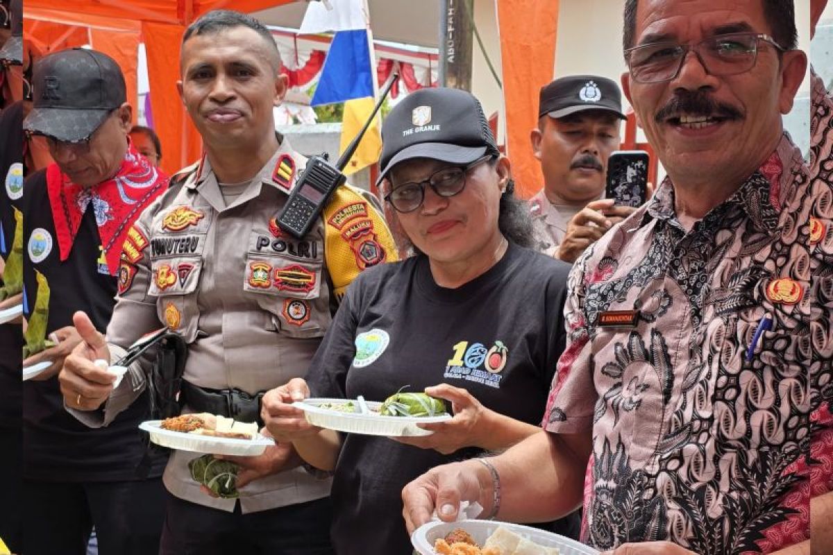 Makan Patita 100 Meter Ikat Dua Negeri di Ambon, Pemkot Minta Tradisi Orang Basudara Terus Dilestarikan