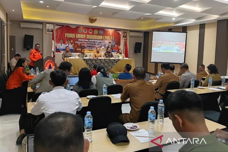 Pemkab Kapusu Susun Rencana Kontinjensi Karhutla, Libatkan Akademisi hingga Relawan Hadapi Musim Kemarau