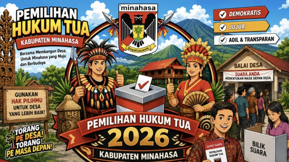 9 Desa di Langowan Timur Minahasa Umumkan Pemenang Pilhut, Pimpin Delapan Tahun ke Depan