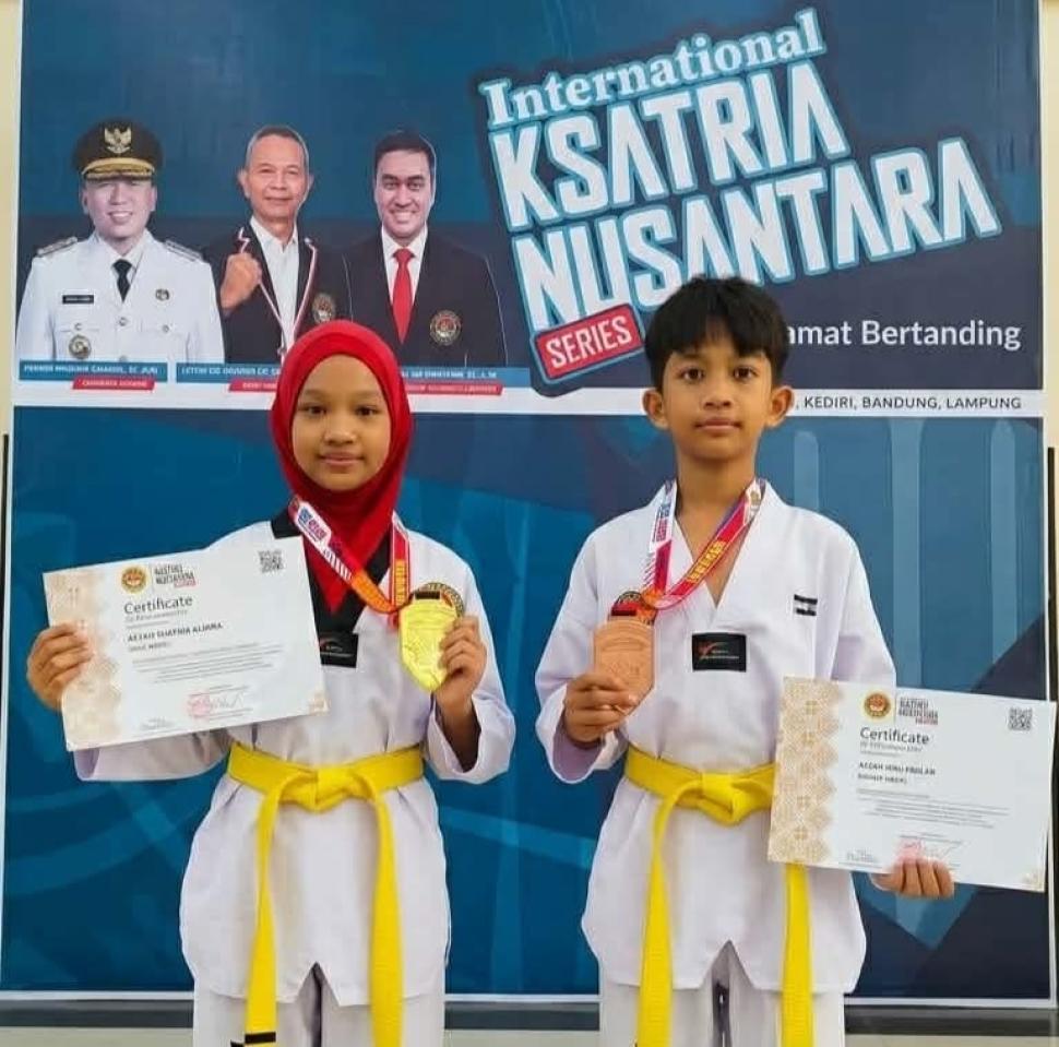 Siswa MIN 3 Lampung Timur Borong 4 Medali di Kejuaraan Taekwondo Internasional, Satu Emas dari Poomsae