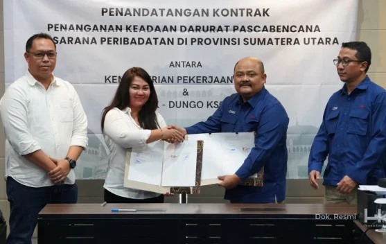 Hutama Karya Garap Pemulihan 249 Rumah Ibadah di 11 Daerah Sumut Pascabanjir dan Longsor, Target Rampung Akhir 2026