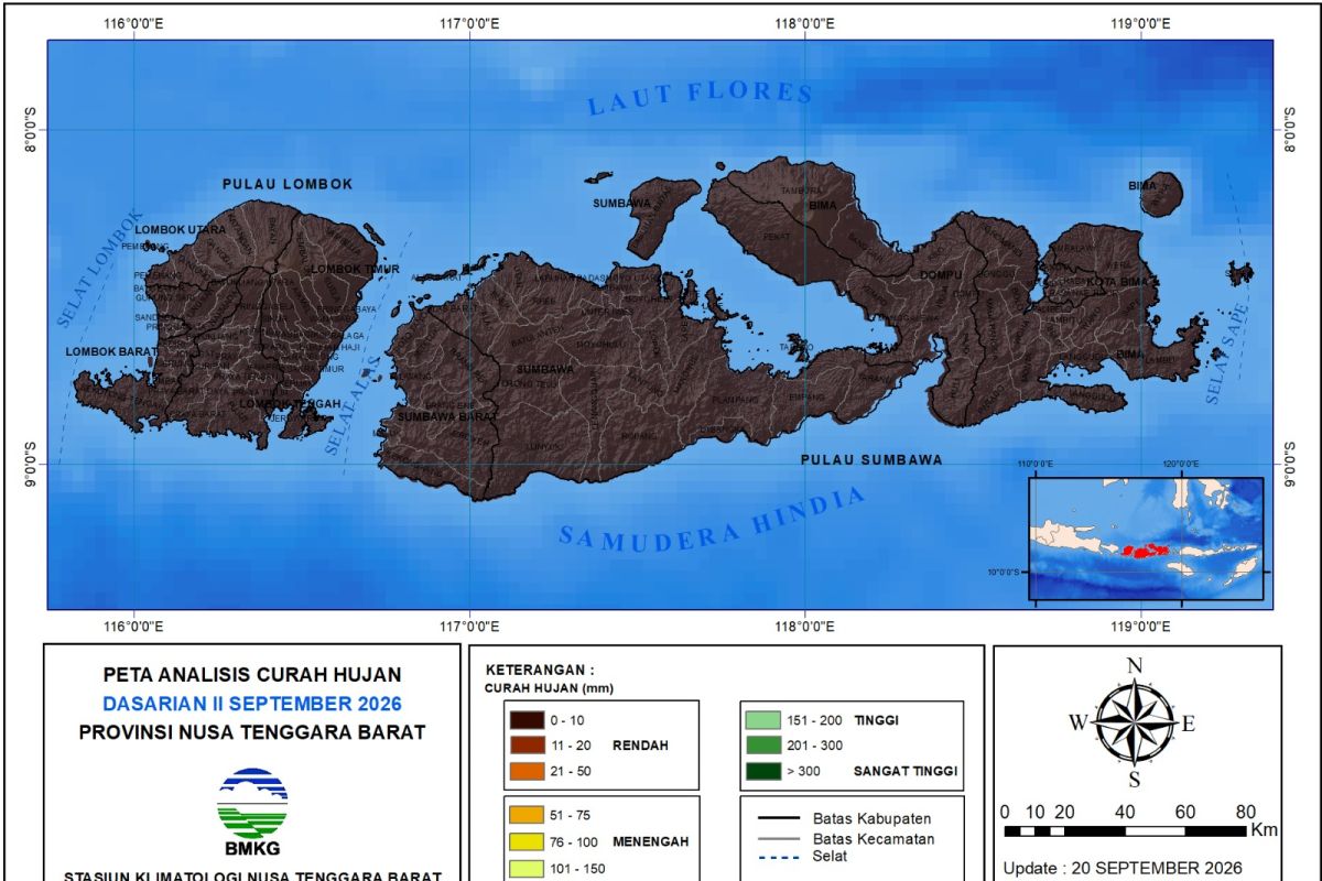 BMKG Catat Bima Alami 125 Hari Tanpa Hujan, 8 Kecamatan Berstatus Awas Kekeringan