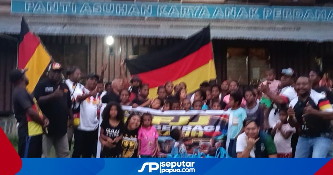 Komunitas Fans Jerman Jayapura Rayakan HUT ke-5 dengan Aksi Sosial di Lima Lokasi di Sentani