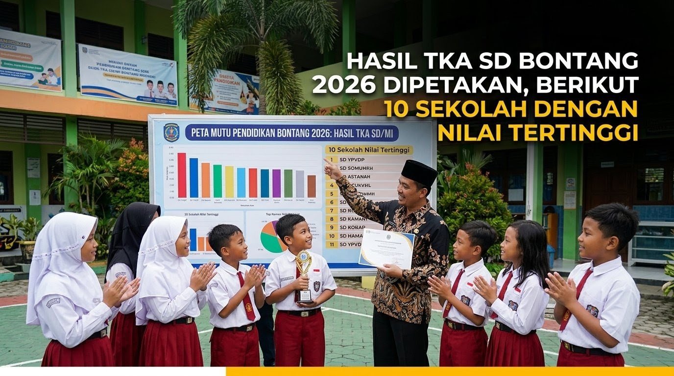 10 SD dengan Nilai TKA Tertinggi di Bontang 2026 Didominasi Sekolah Swasta, Disdikbud Bakal Evaluasi Metode Belajar